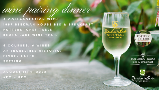 Wine Pairing dinner details and link